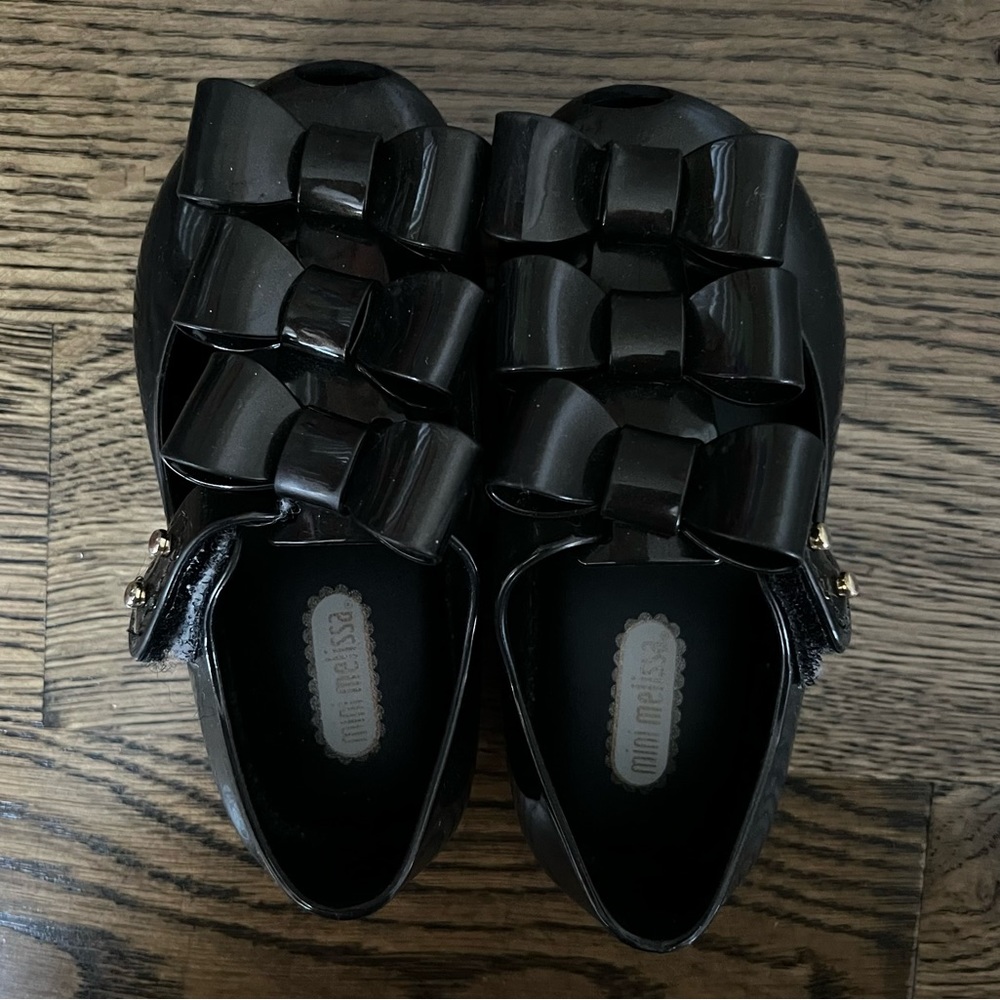 Mini Melissa Triple Bow Ballet Flat
